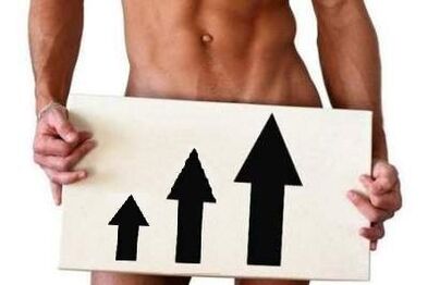 Increase in the size of the penis