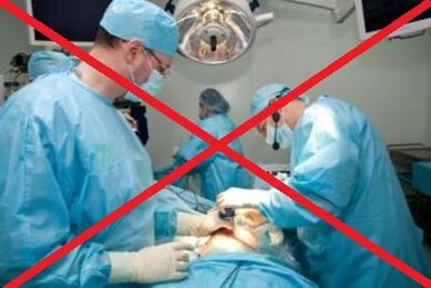Increases a member without surgery